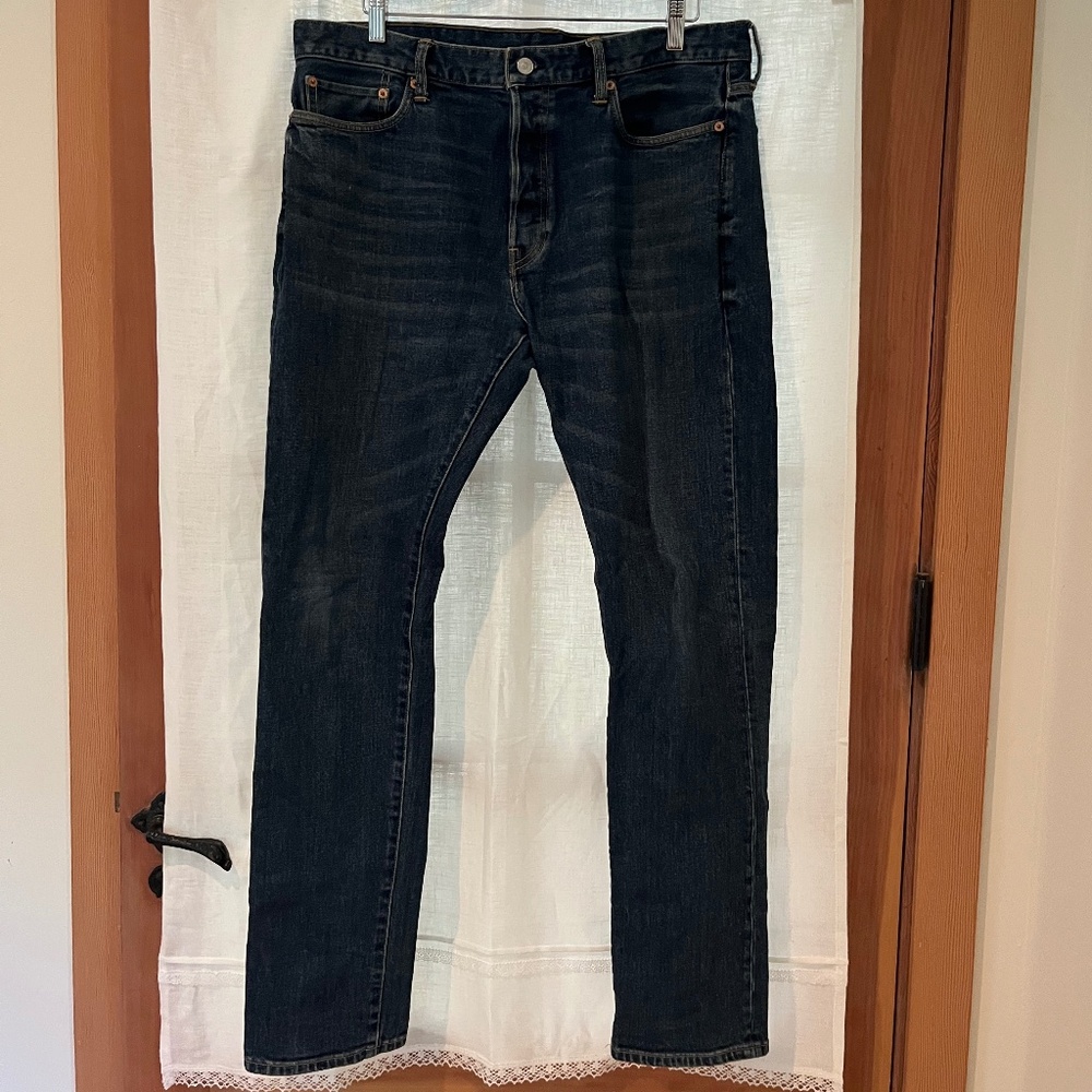 Buck Mason maverick Slim Fit Denim 36 x 34 14oz Double dipped denim